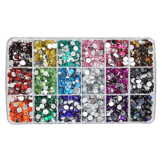 6 Pack: Round Gems Value Pack by Creatology™